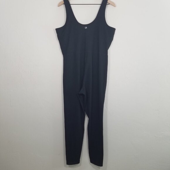 GAP PowerYou Bodysuit with Unlined Built-in Bra Black Size XL - Picture 5 of 6
